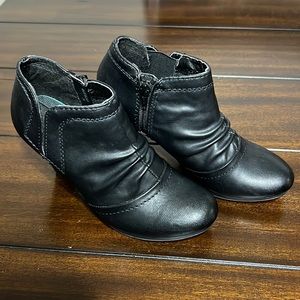 Black Booties with Heel